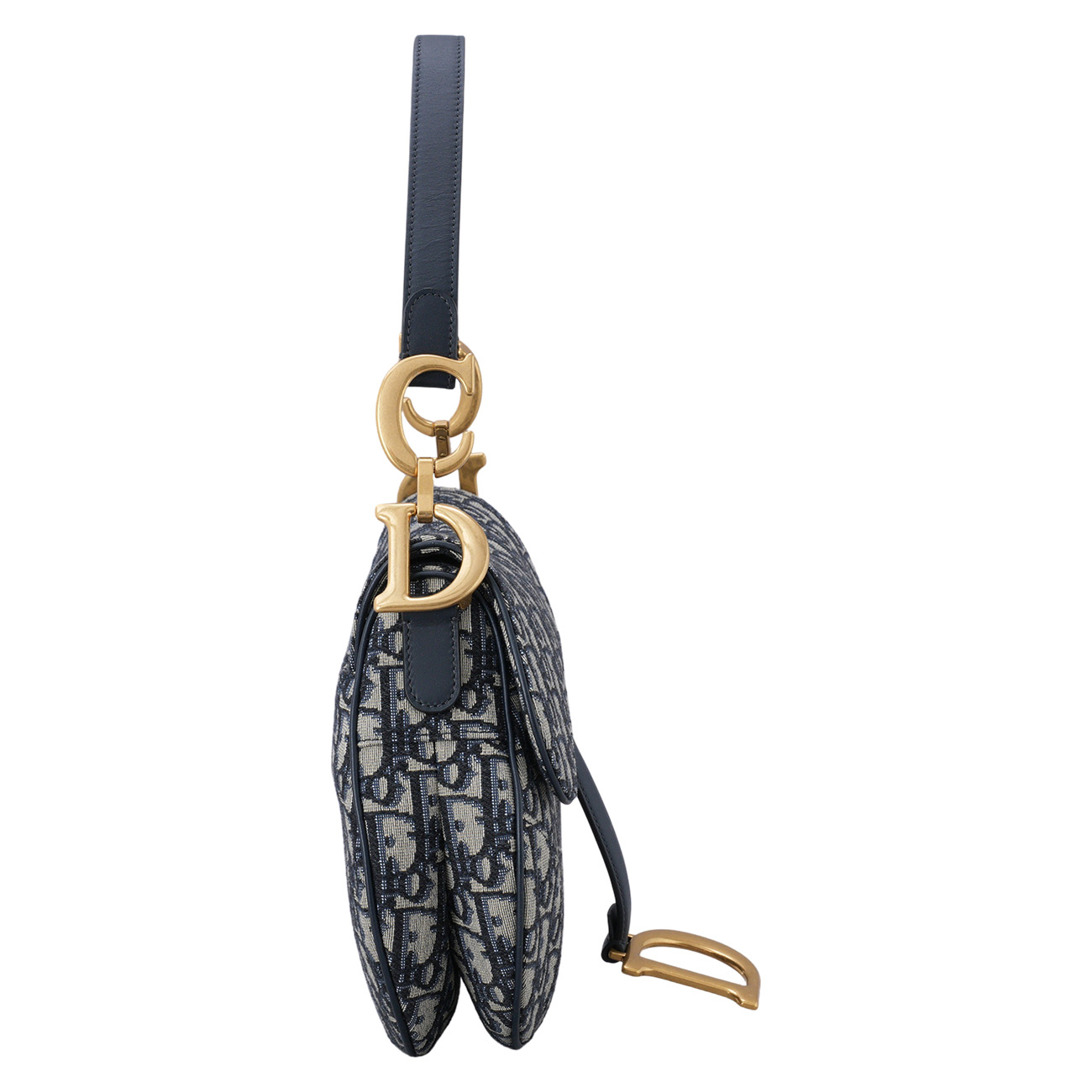 CHRISTIAN DIOR(USED)크리스찬디올 오블리크 새들백 미듐 & 스트랩